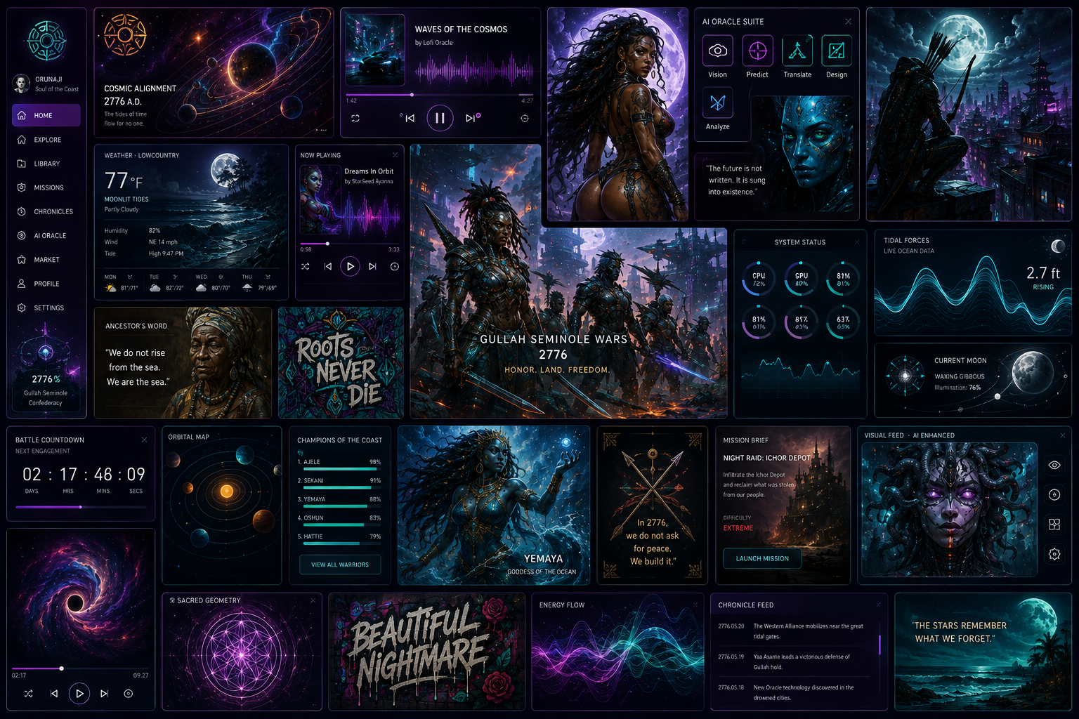 UI concept — Orunaji
