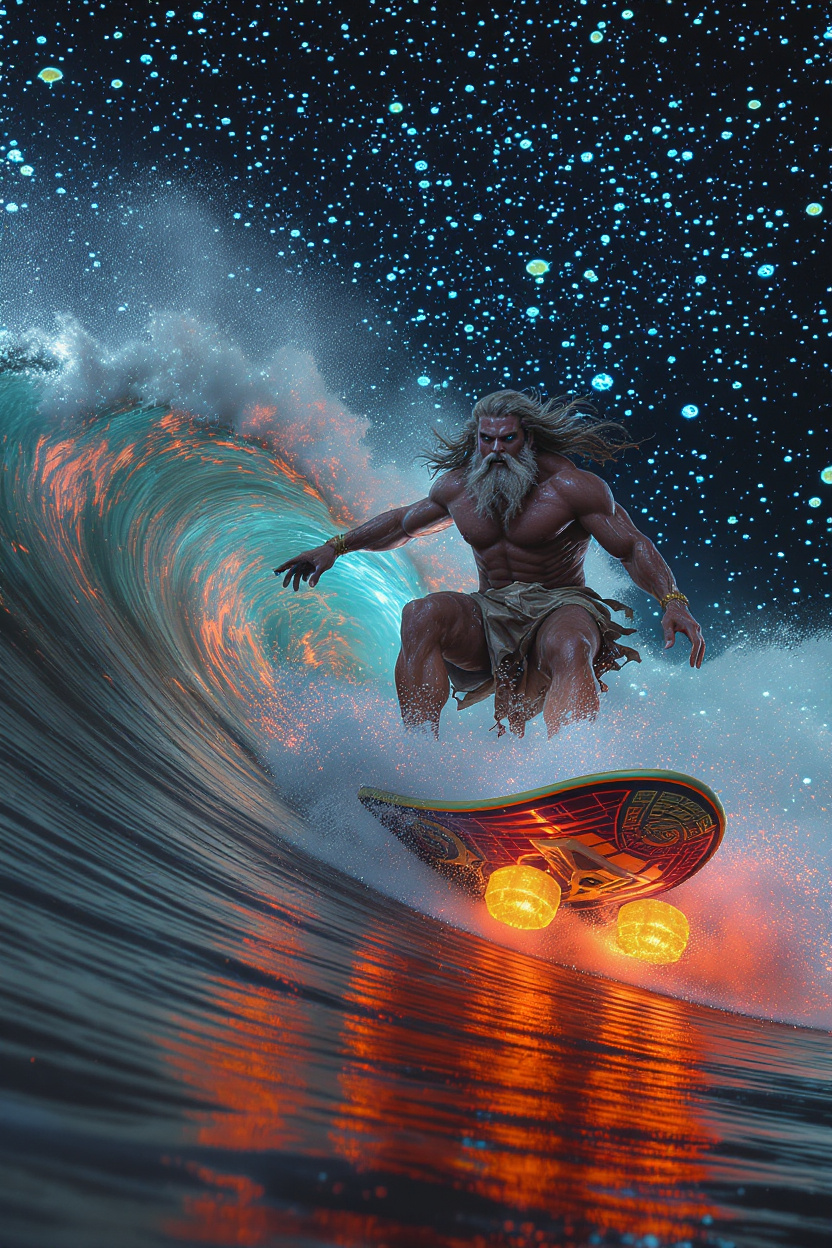 Poseidon — cinematic wave