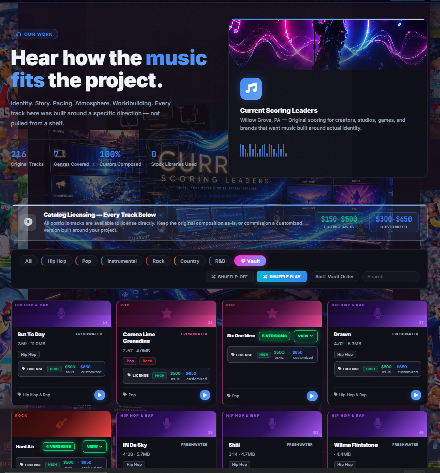 CSL music catalog