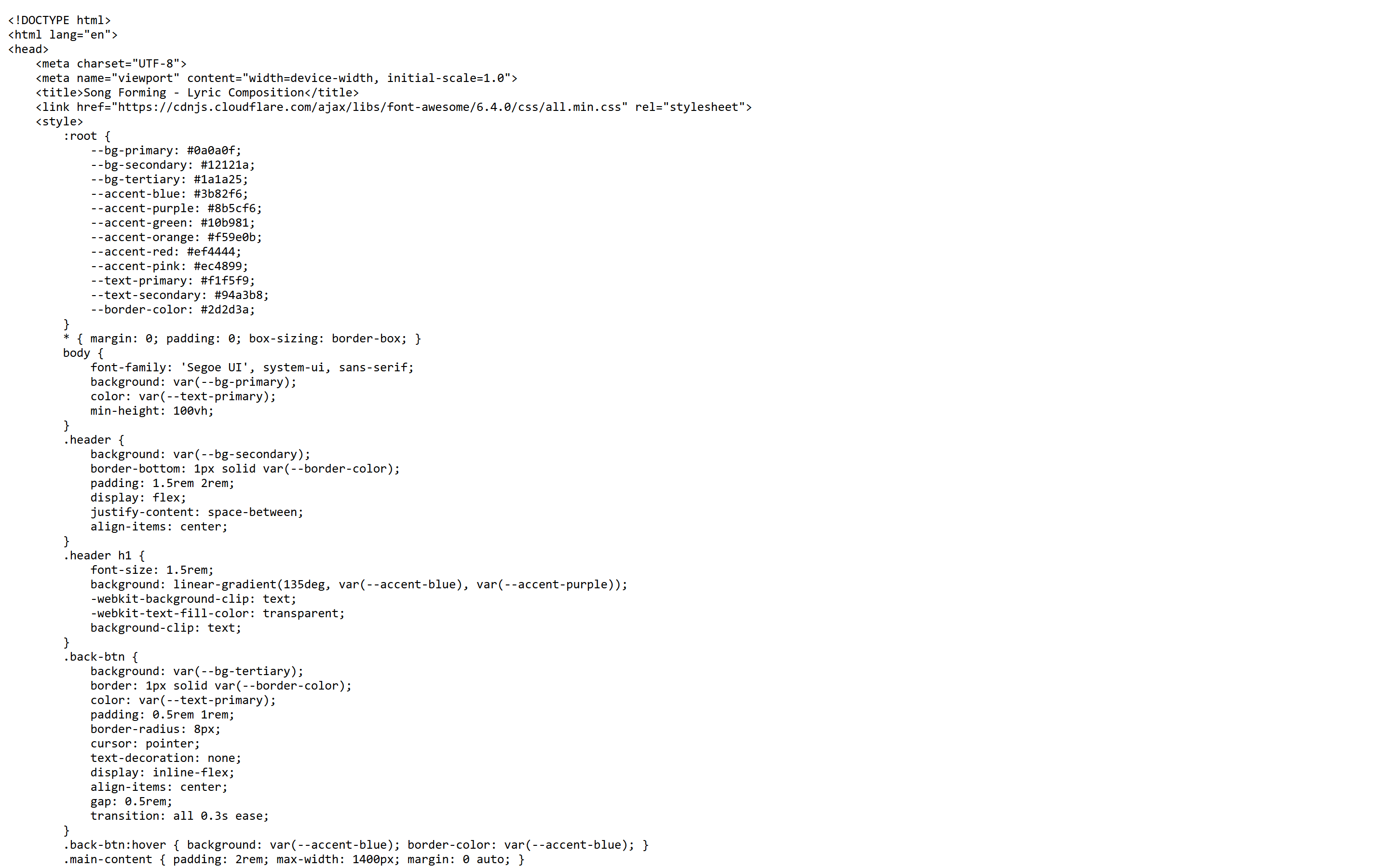 Song Forming viewer