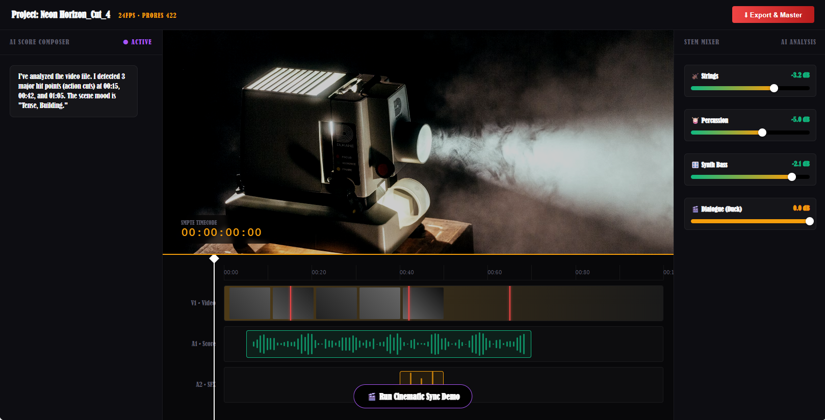 Scoring tool AI Score Composer