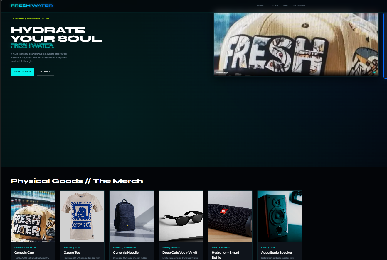 Online store named screenshot